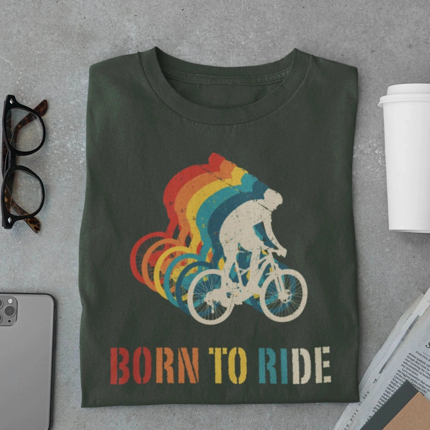 Amaze Threads T-shirt BORN TO RIDE T-SHIRT