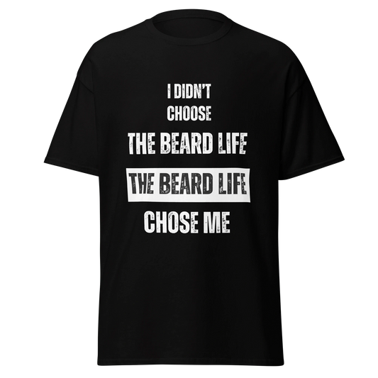 AMAZE THREADS Black / S The Beard Life – T-Shirt