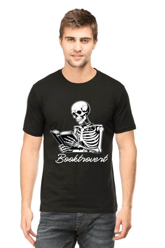 AMAZE THREADS Booktrovert skeleton - T-Shirt