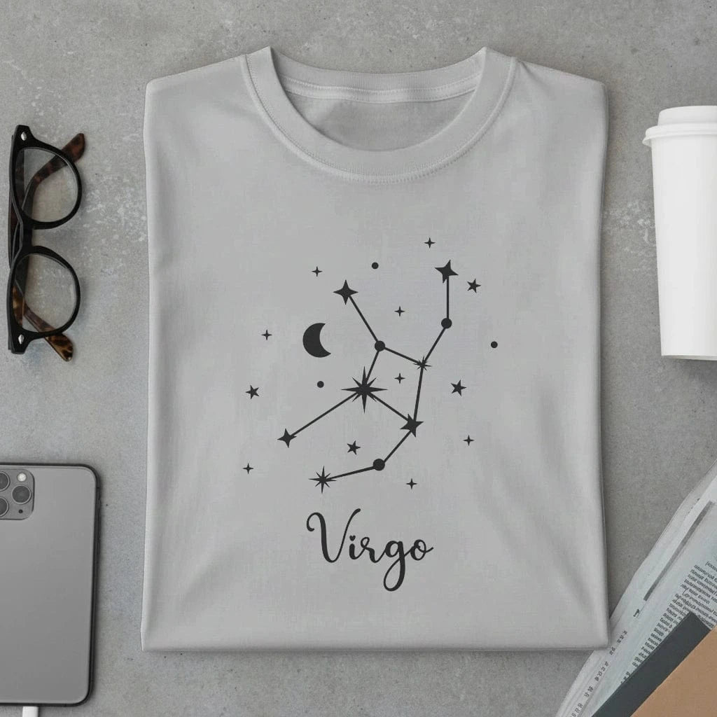 Amaze Threads Grey Melange / S Virgo Girl T-Shirt