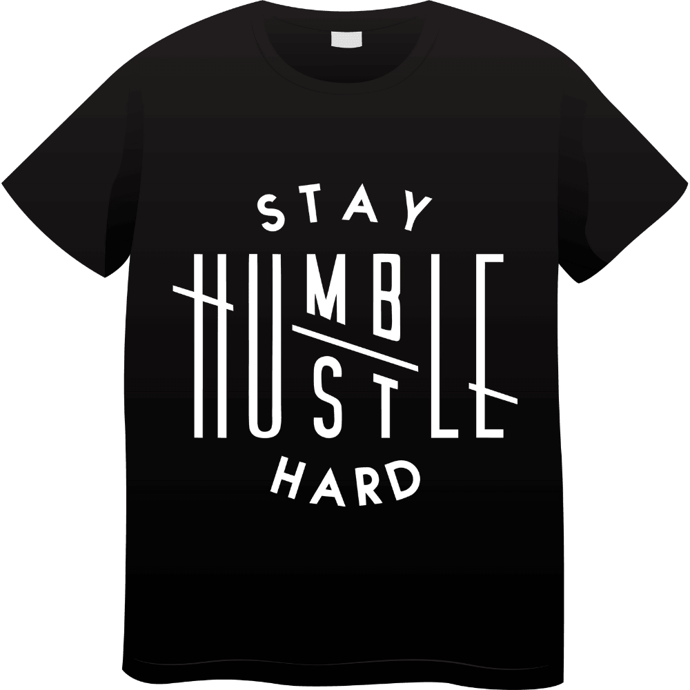 AMAZE THREADS Hustle hard unisex T-shirt