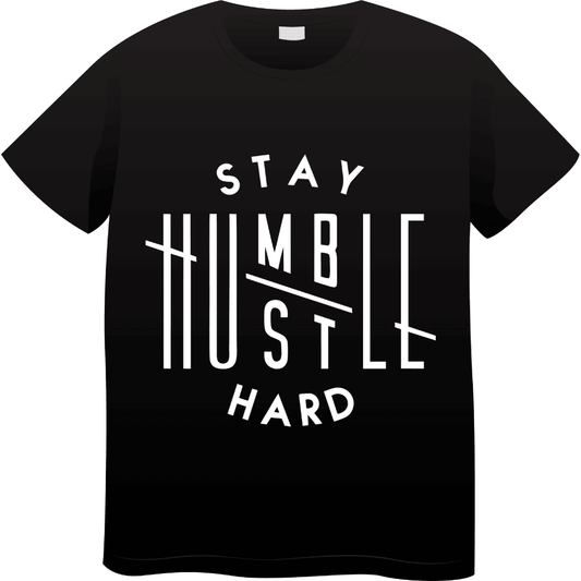 AMAZE THREADS Hustle hard unisex T-shirt