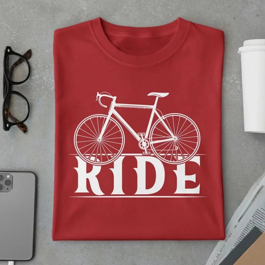 Amaze Threads Red / S RIDE CYCLING T-SHIRT