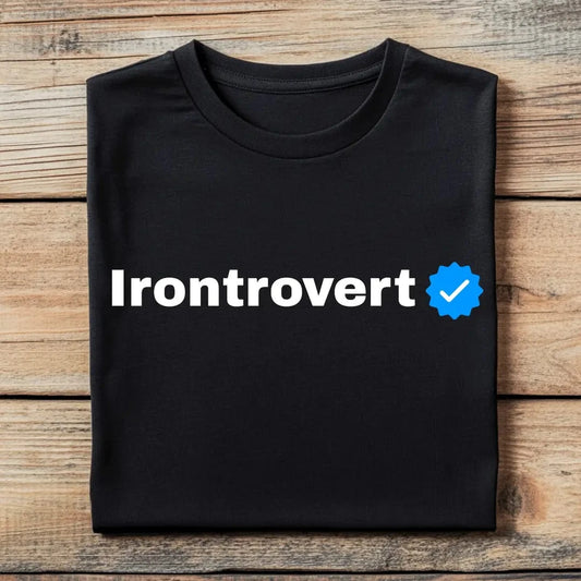 AMAZE THREADS S Irontrovert Unisex Gym T-Shirt