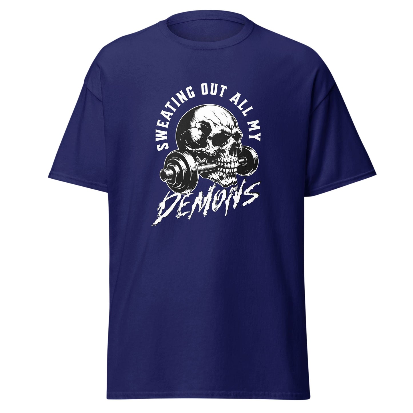 Amaze Threads T-Shirt Royal Blue / S Sweating Out All My Demons