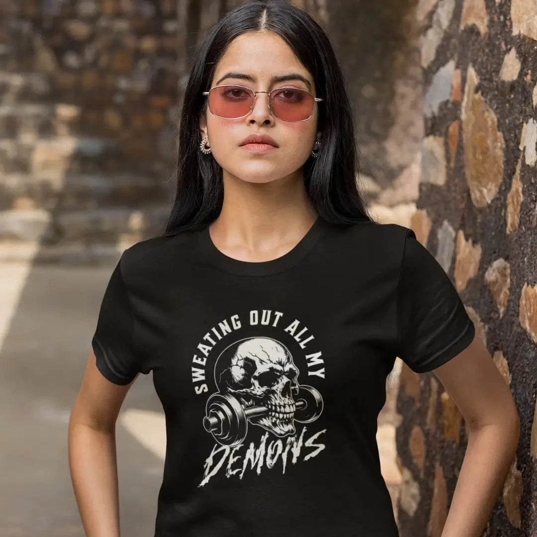 Amaze Threads T-Shirt Sweating Out All My Demons