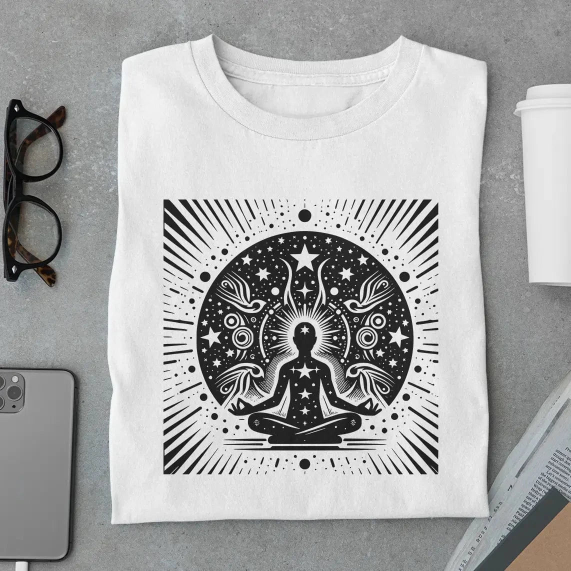 Amaze Threads T-Shirt Yoga Energy