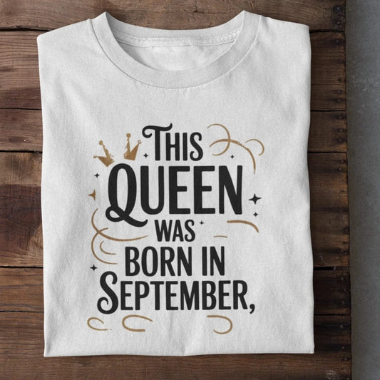Amaze Threads White / S September Queen T-shirt