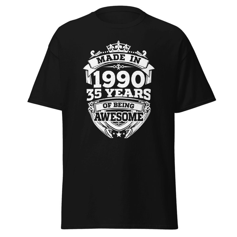 Made in 1990 Awesome T-Shirt - Amaze Threads