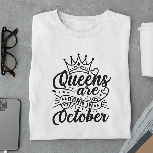 October Queen Crown T-Shirt