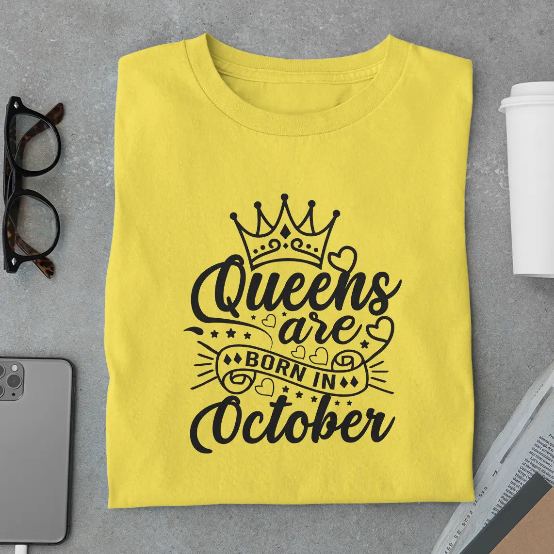 October Queen Crown T-Shirt